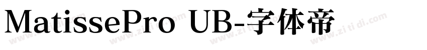 MatissePro UB字体转换